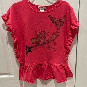 Kandy Kiss ruffled mermaid shirt